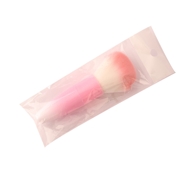 High Quality Luxury Plastic Handle Nail Cleaning Brush Blush Makeup Brush Professional Mushroom Nail Dust Brush