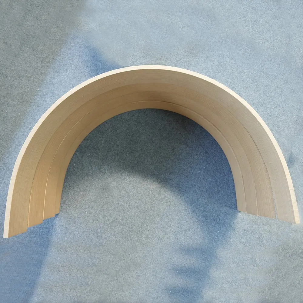 Customizable Wooden Arched Door Frames for Elegant Home Interiors