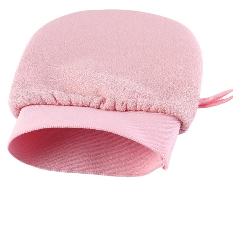 Low MOQ Customize Package and Logo 100% Natural Viscose Korean Dead Skin Scrubber Body Skin Exfoliating Gloves Kess Mitts