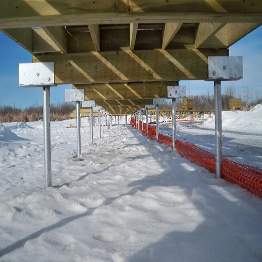 ASTM Standard Galvanized Pipe Steel Anchor Welded Helical Screw Piles for Solar Farm Gas Oil