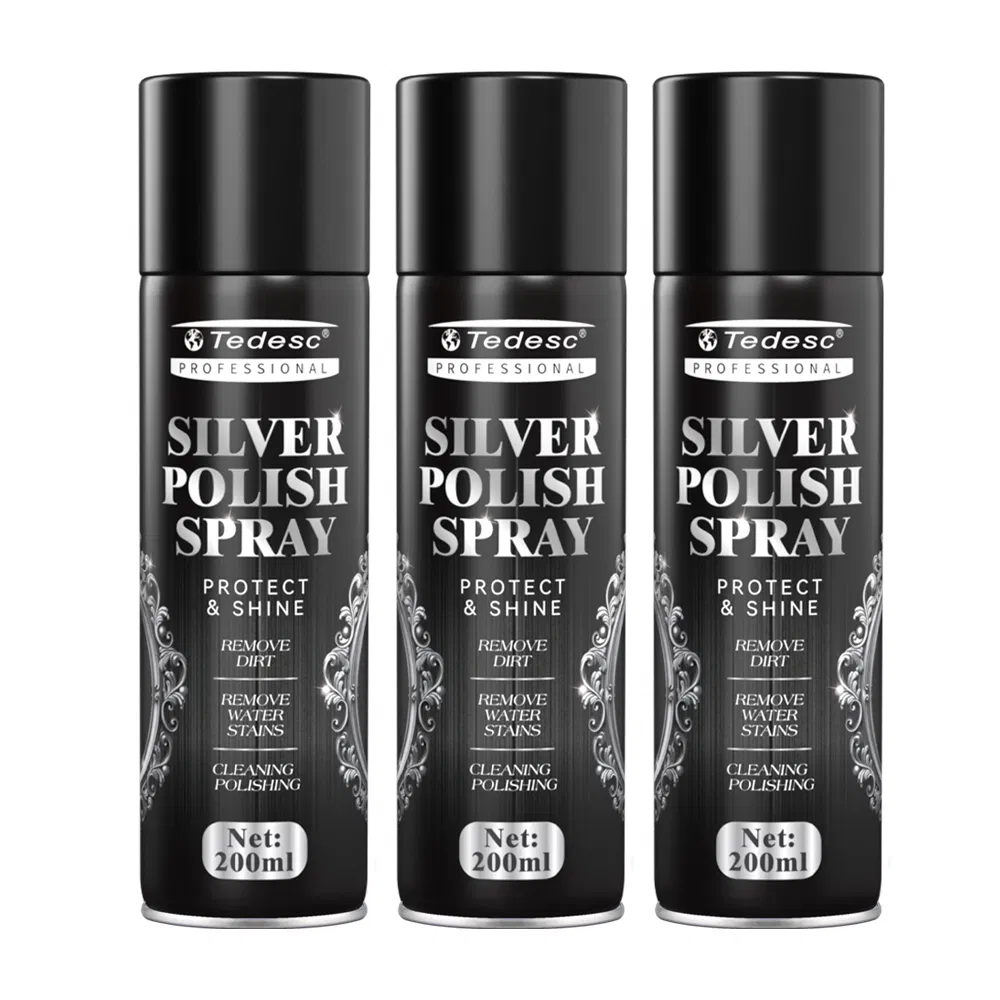 Anti Tarnish Silver Cleaner Silver Polish Spray Instant Shine for All Silver