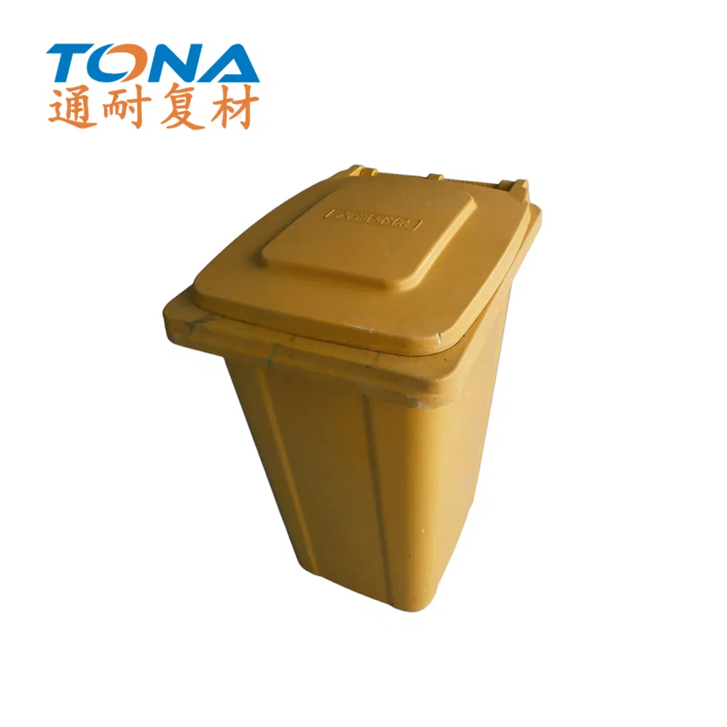 Industrial Garbage Bin with Tight Fitting Lid for Chemical Workshop Use