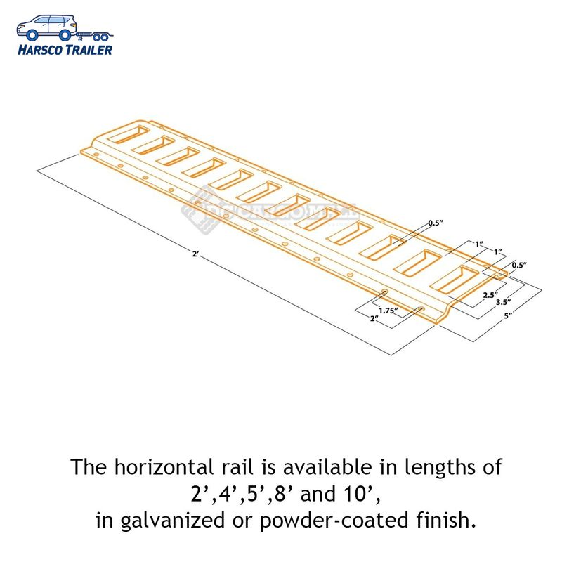 5 Foot Length Us Cargo Control Horizontal E-Track
