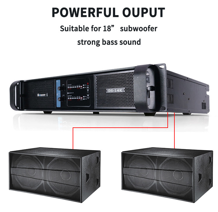 Class Td Sinbosen 2-Channel 5000W High Power Professional Audio Sound Ds-14K Amplifier Aound