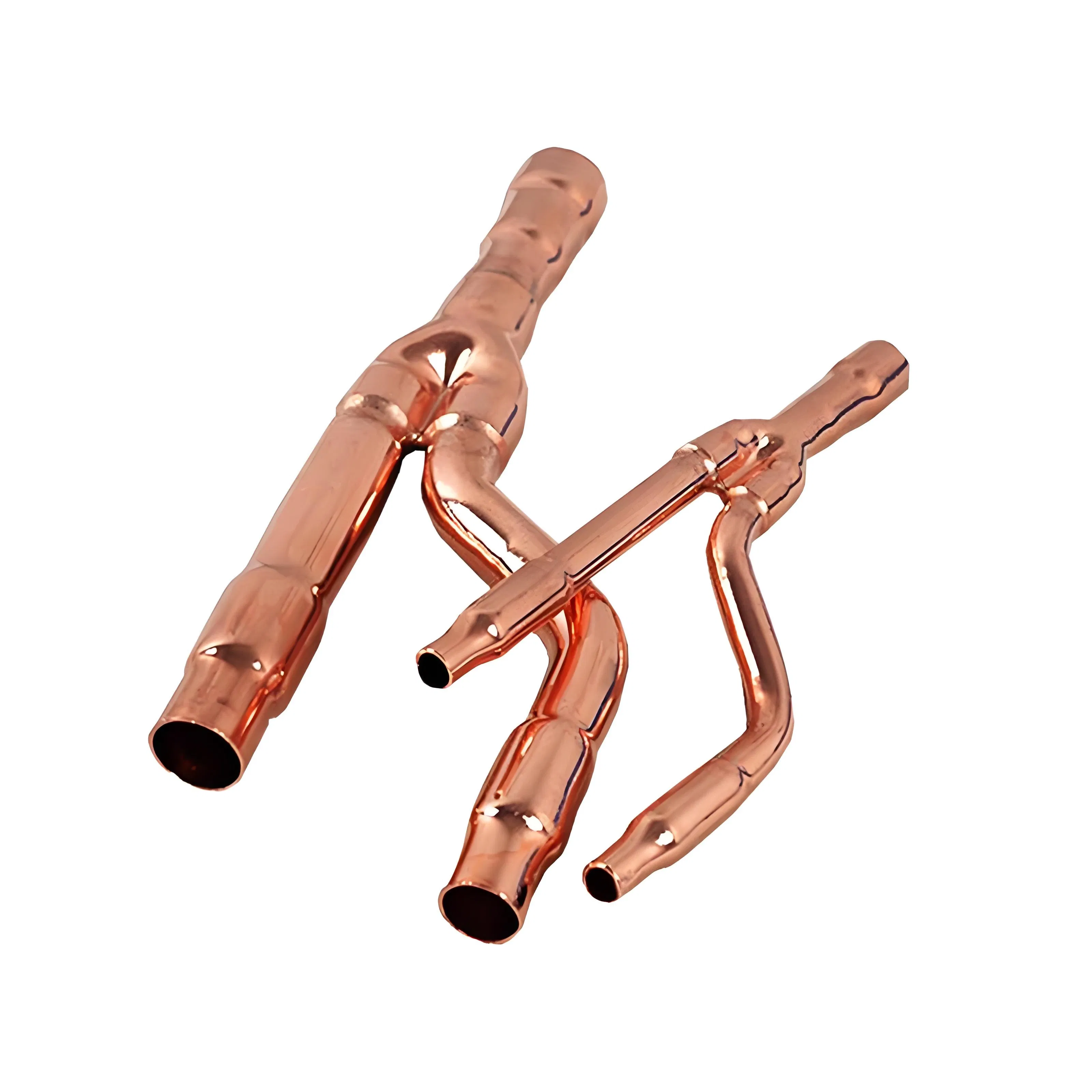 Customized HVAC Fitting Refrigeration and A/C Copper Branch Pipes