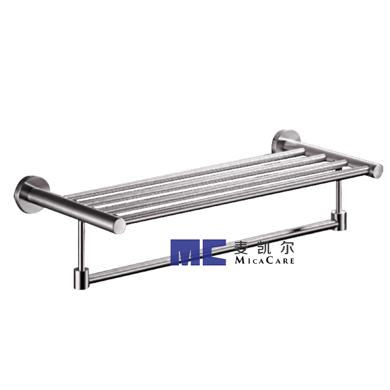 Adjustable Aluminum Space Saving Swivel Bathroom Towel Bar Rack Storage