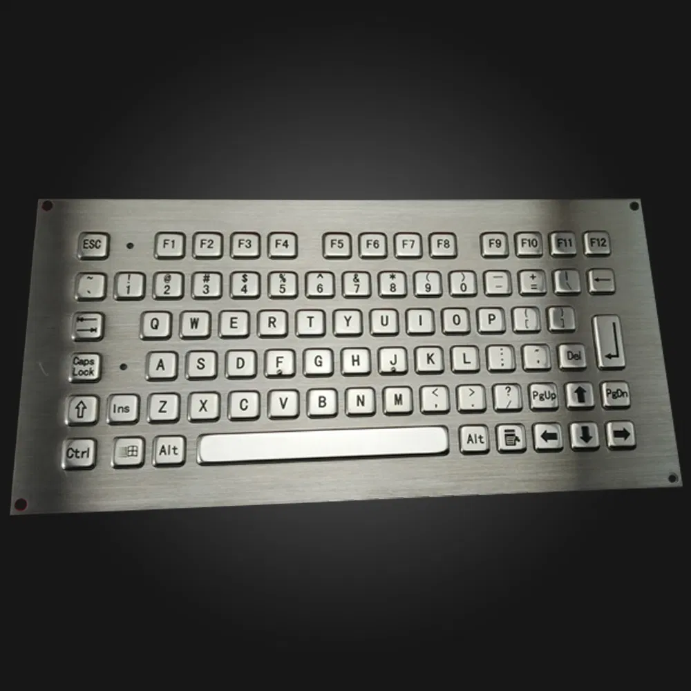 Durable Waterproof Metal Keyboard for Kiosk and ATM Applications