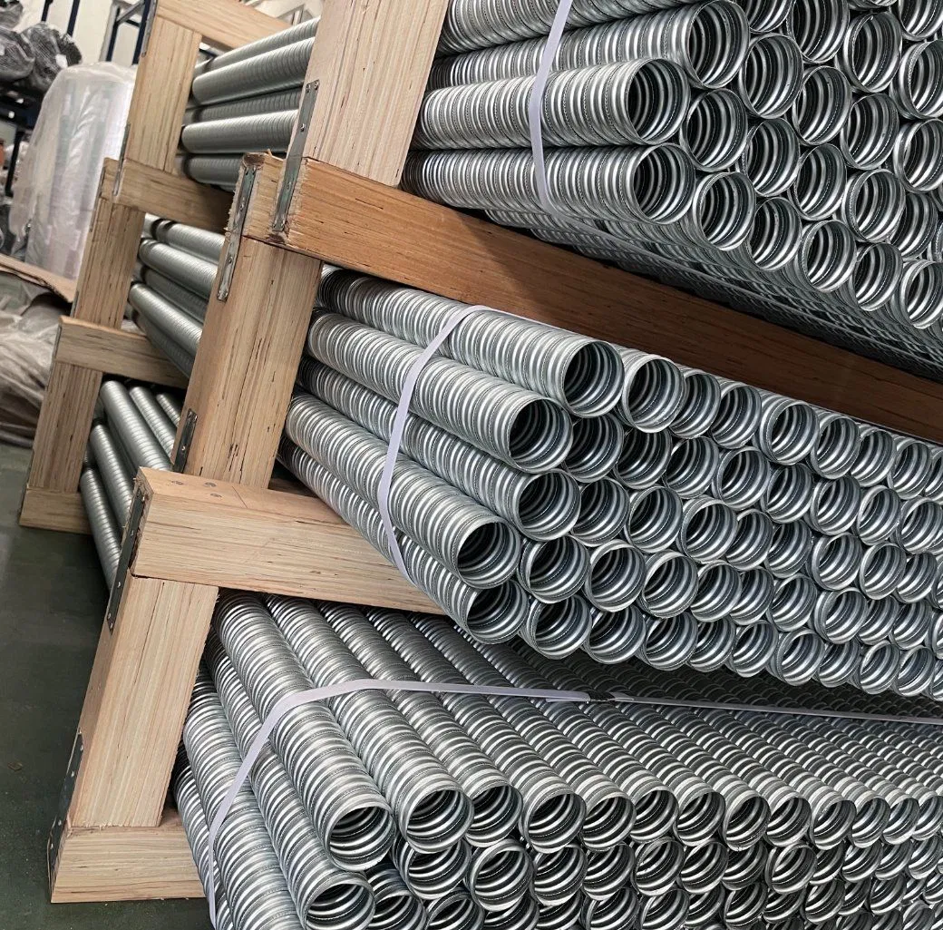 Post Tension Galvanized Round Corrugated Metal Prestressed Duct 70mm 75mm