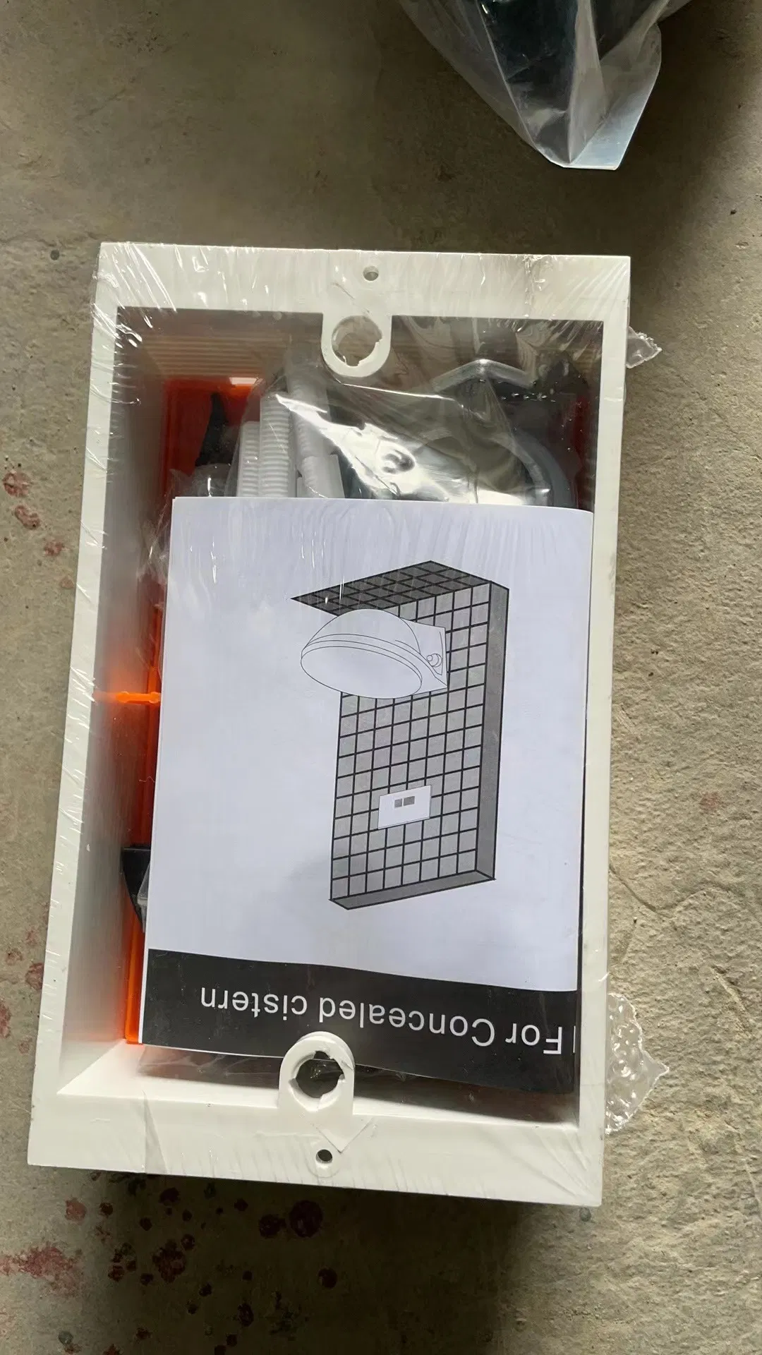 Concealed Toilet Cistern for Wall Hung Toilet Stainless Steel Container