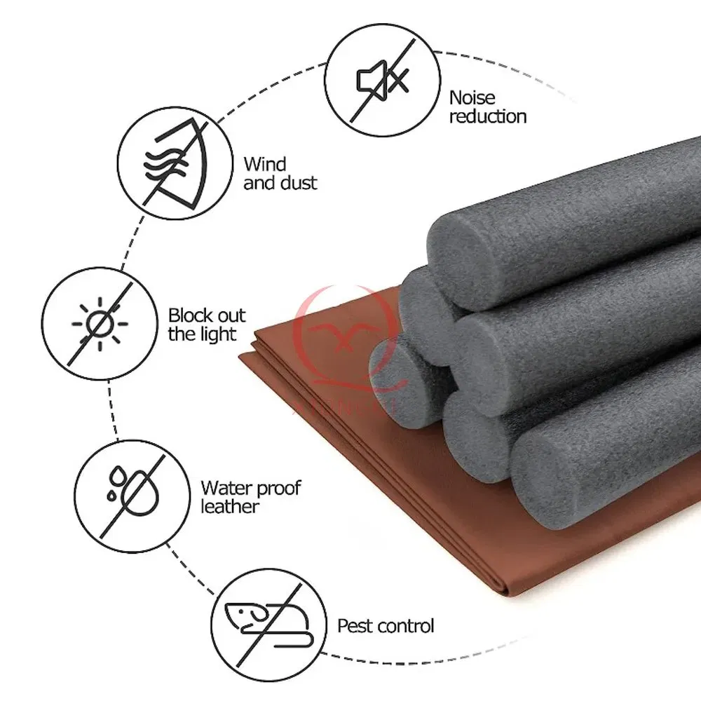 Factory Weatherstrip Waterproof Door Bottom Seal Strip Sweep Under Door Draft Blocker Stopper