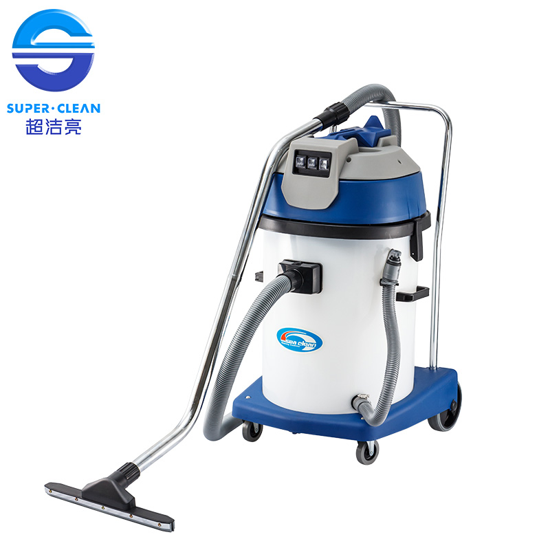 Industrial 60L Three Motors Wet and Dry Vacuum Cleaner with Plastic Tank