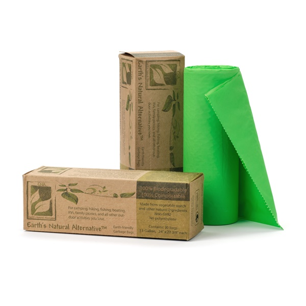 Cornstarch 100% Biodegradabe Heavy Duty Garbage Bin Bags