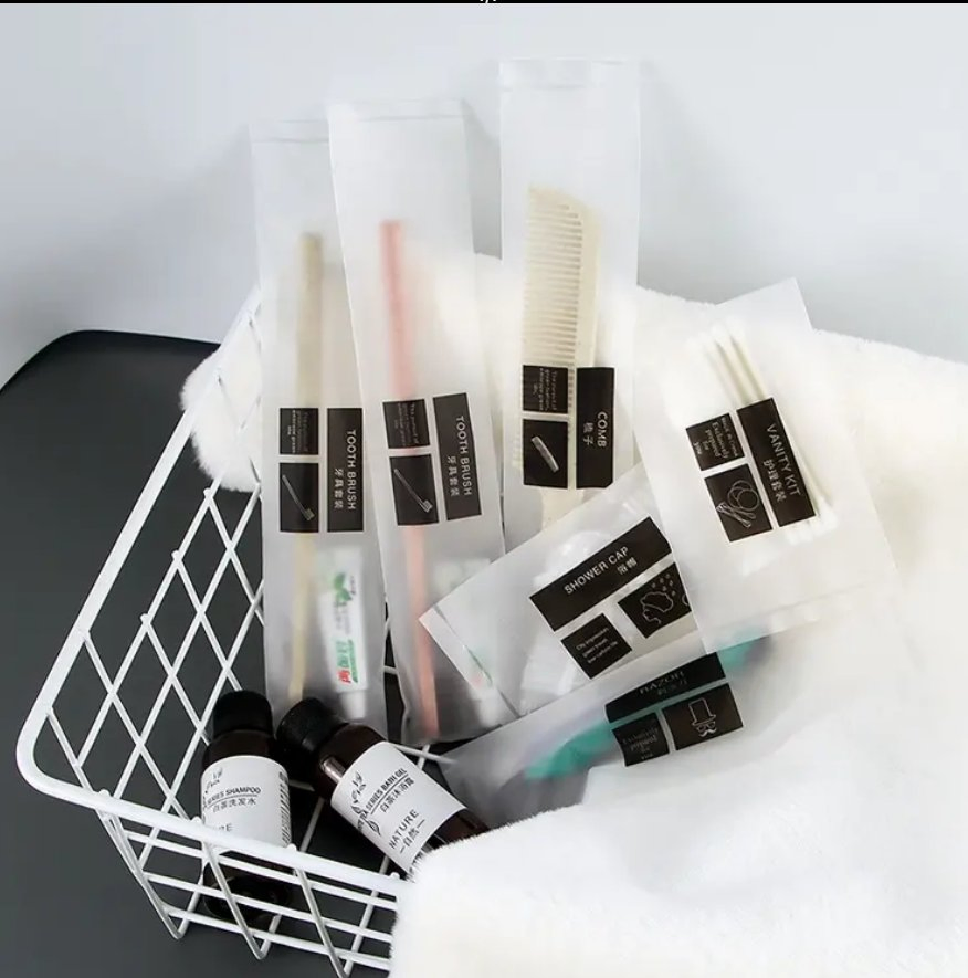 Hotel Amenity Kit Cost-Effective Vanity Kit Soft Film Bag Packing