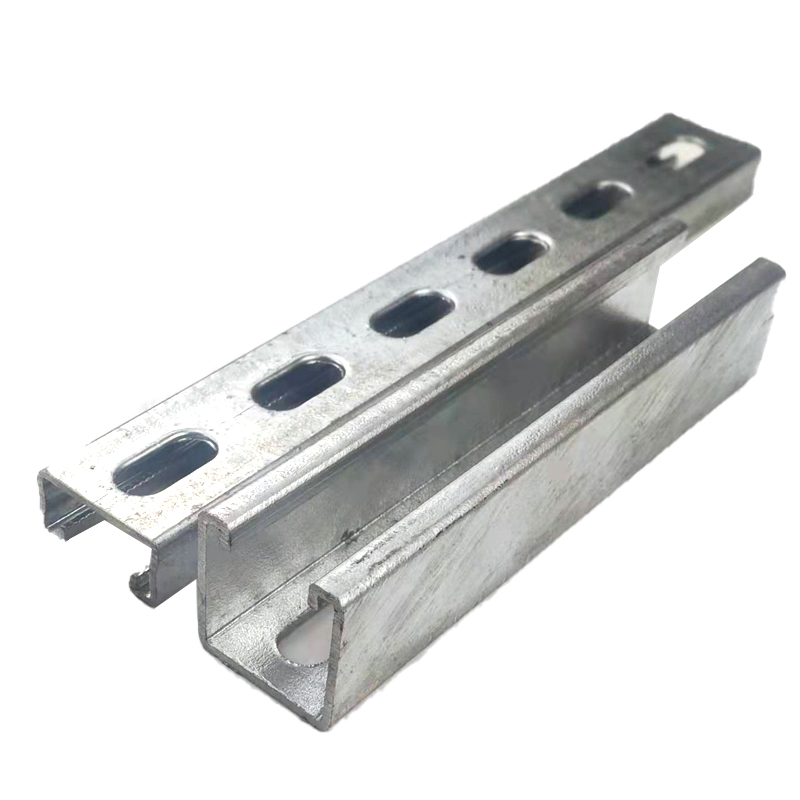 Heavy Duty 41*41 41*21mm Galvanized Slotted C Channel for Solar System