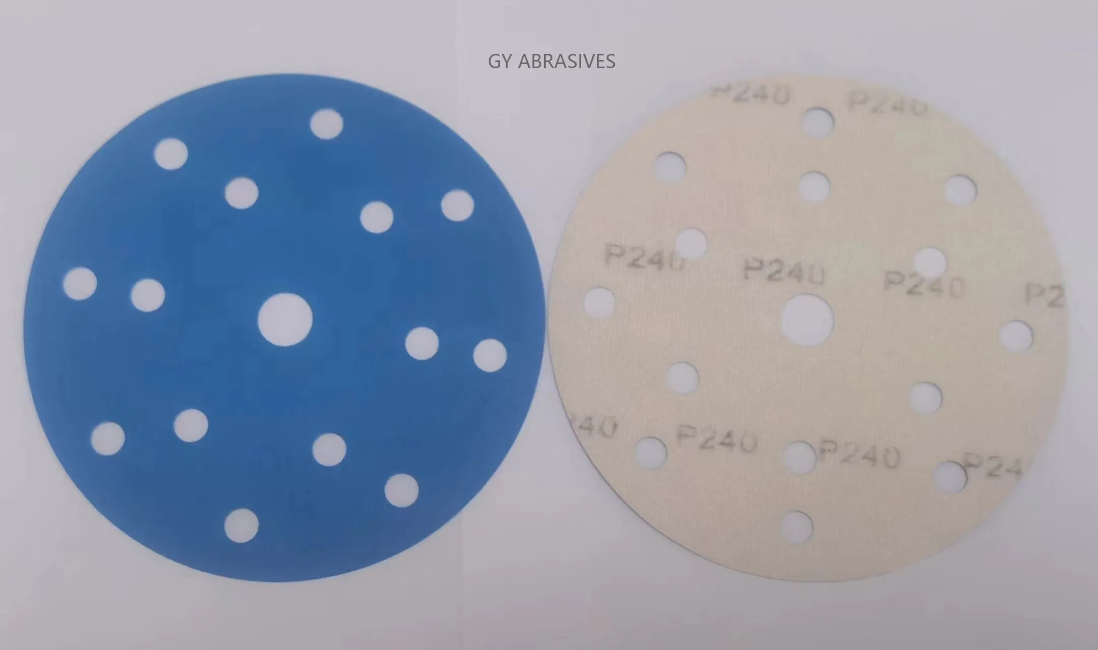 P180 Blue Ceramic Sandpaper Disc-150mm Sanding Disc for Auto Refinishing