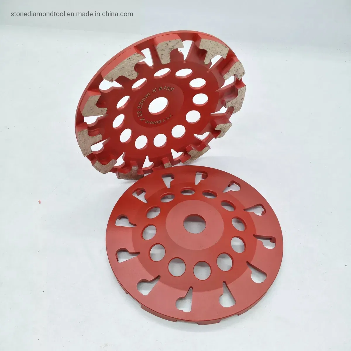 7′ ′ Diamond T Segment Concrete Grinder Blade Grinding Cup Wheel Black