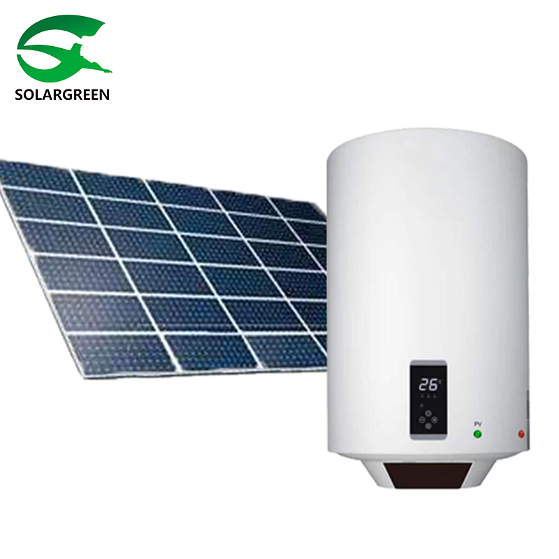50L 60L 100L Acdc PV Solar Water Heater for Bathroom Shower Zero Electricity