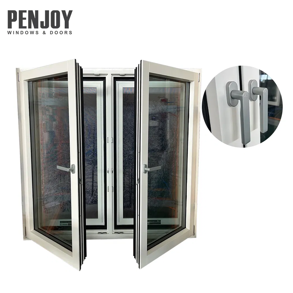 Penjoy Timber Window Triple Pane Passive House Wood Windows Energy Efficeient Window for House