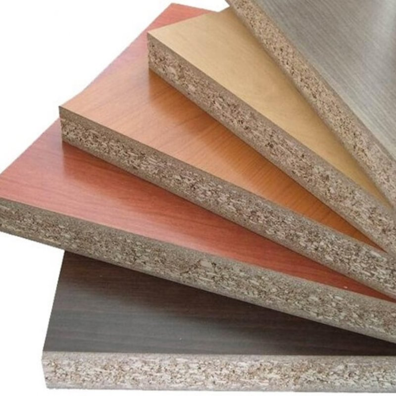 China Wholesale Laminated White Glossy Melamine Particle Board Wardrobe Design