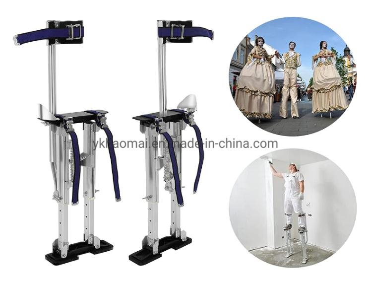 18′ ′ -30′ ′ Aluminum Drywall Stilts Height Adjustable Lifts Tool Construction Stilts for Sheetrock Painting Painter Taping