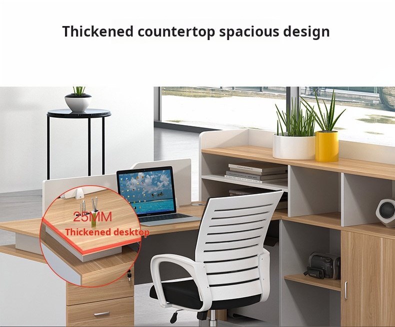 Мебель офисная модульная стол для персонала с шкафами перегородками