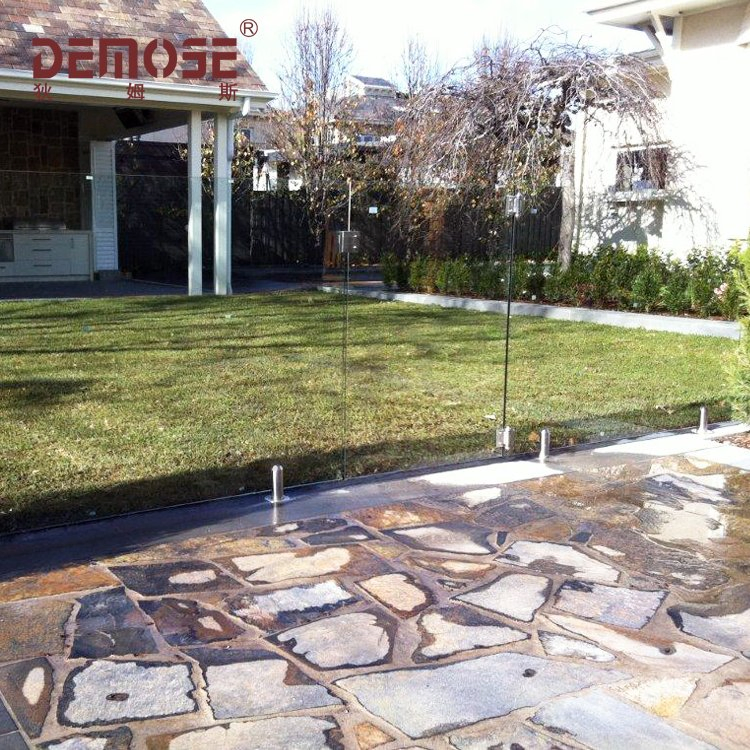 ISO9001 Certified Tempered Glass Fencing for Private Pool Safety and Style (DMS-B28165)