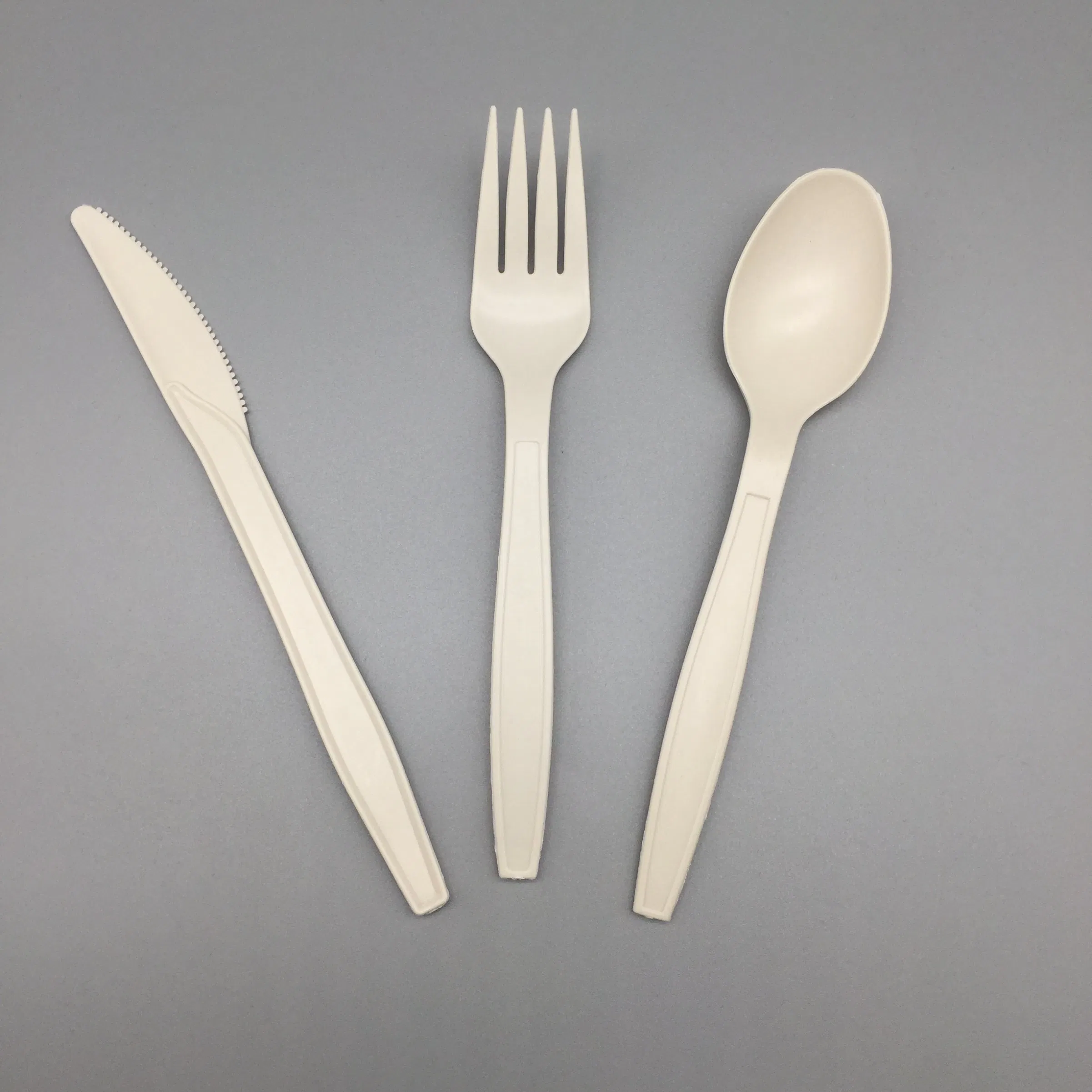 Free Sample Eco Friendly Disposable Spoon Fork Knife Set Biodegradable Cutlery