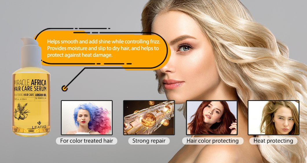 OEM/ODM Hair Care Miracle Africa Brightening Hair Oil