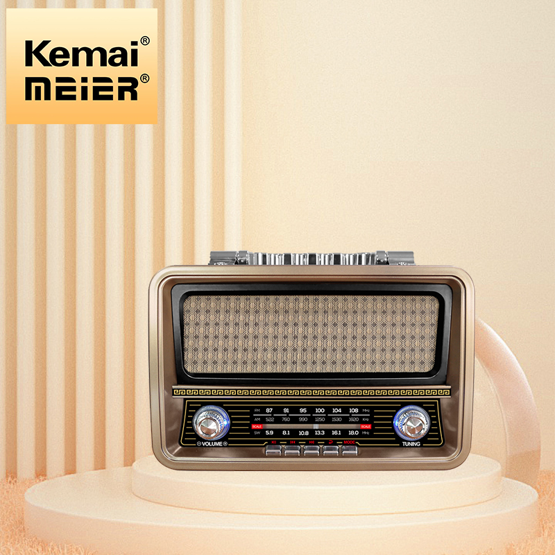 Classic Mahogany Wooden FM Retro Audio Radio Vintage Antique Radios Audio Player/Small Vintage Radio