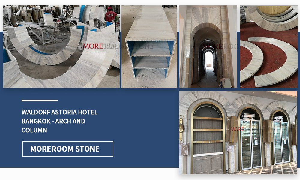 Italian Calacatta White Aluminum Honeycomb Composite Panel for Building Material