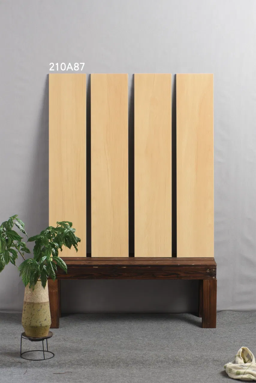 Brich Wood Look 200*1000mm Porcelain Tile Wooden Brick Foshan Warehouse Low Price