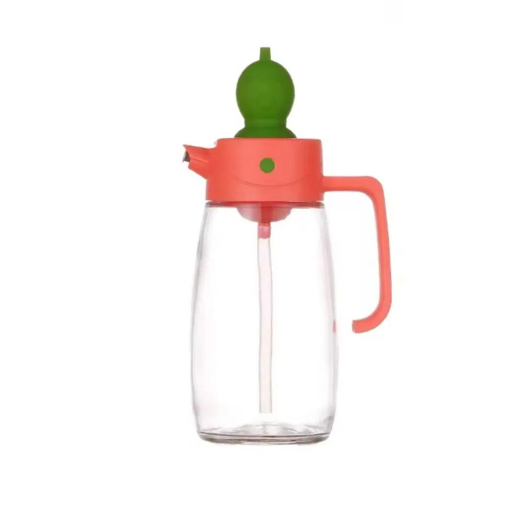 Oil Jug with Integrated Brush Head for Marinade Application on Meats and Fish