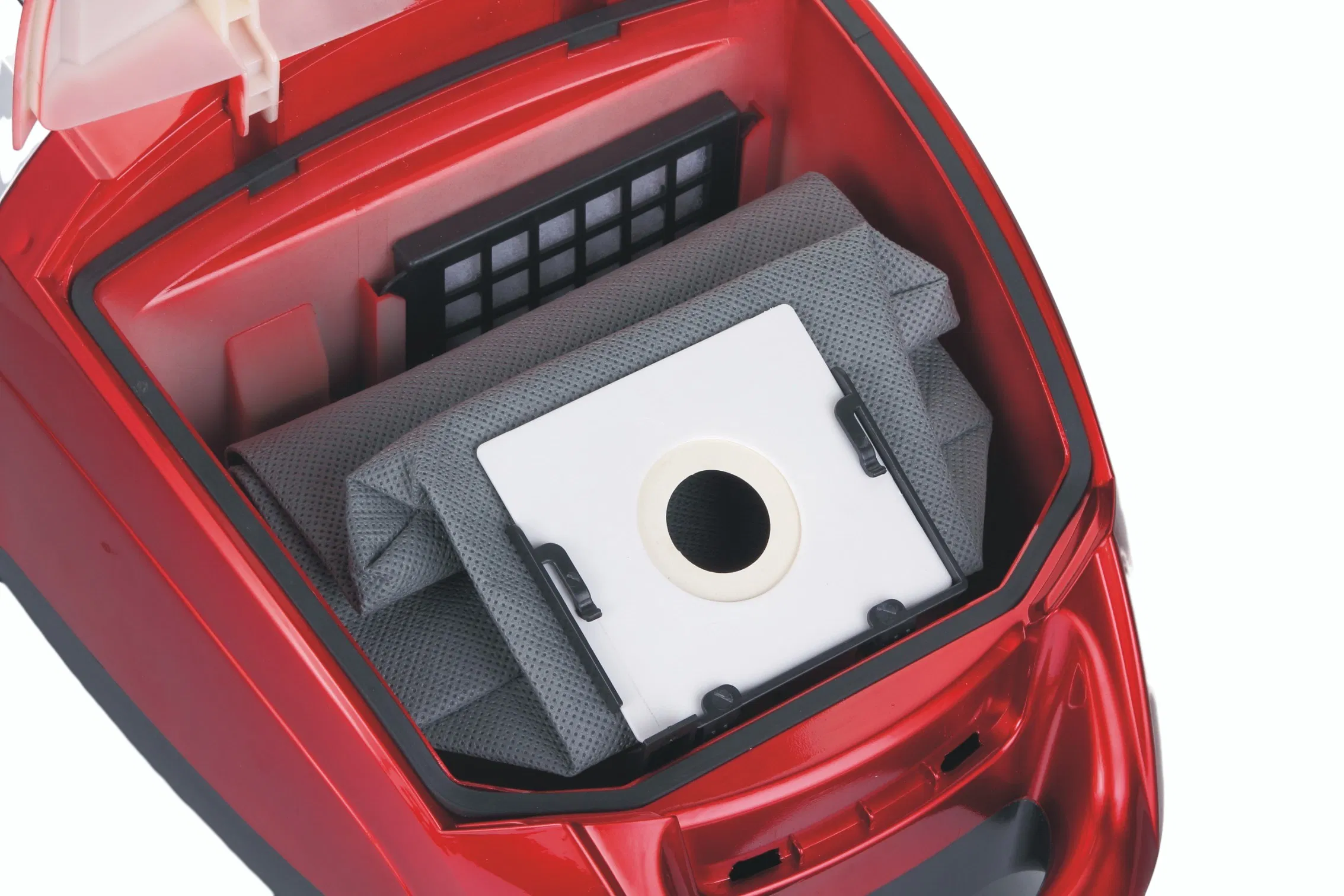 High-Powered Canister Vacuum Cleaner with Large Dust Capacity