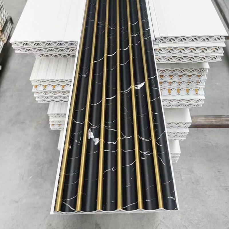 Interior Decoration WPC Fluted Wall Panel Wood Alternative Wall Panel Decorative Indoor WPC Wall Panel