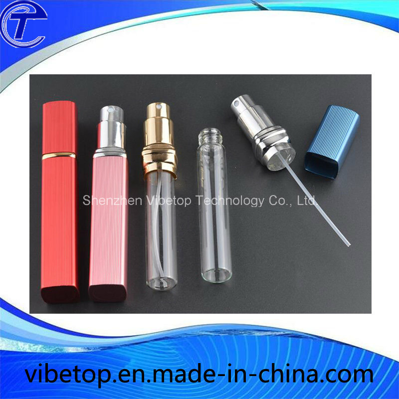 Aluminum 12ml Perfume Sprayer Atomizer Glass Bottles