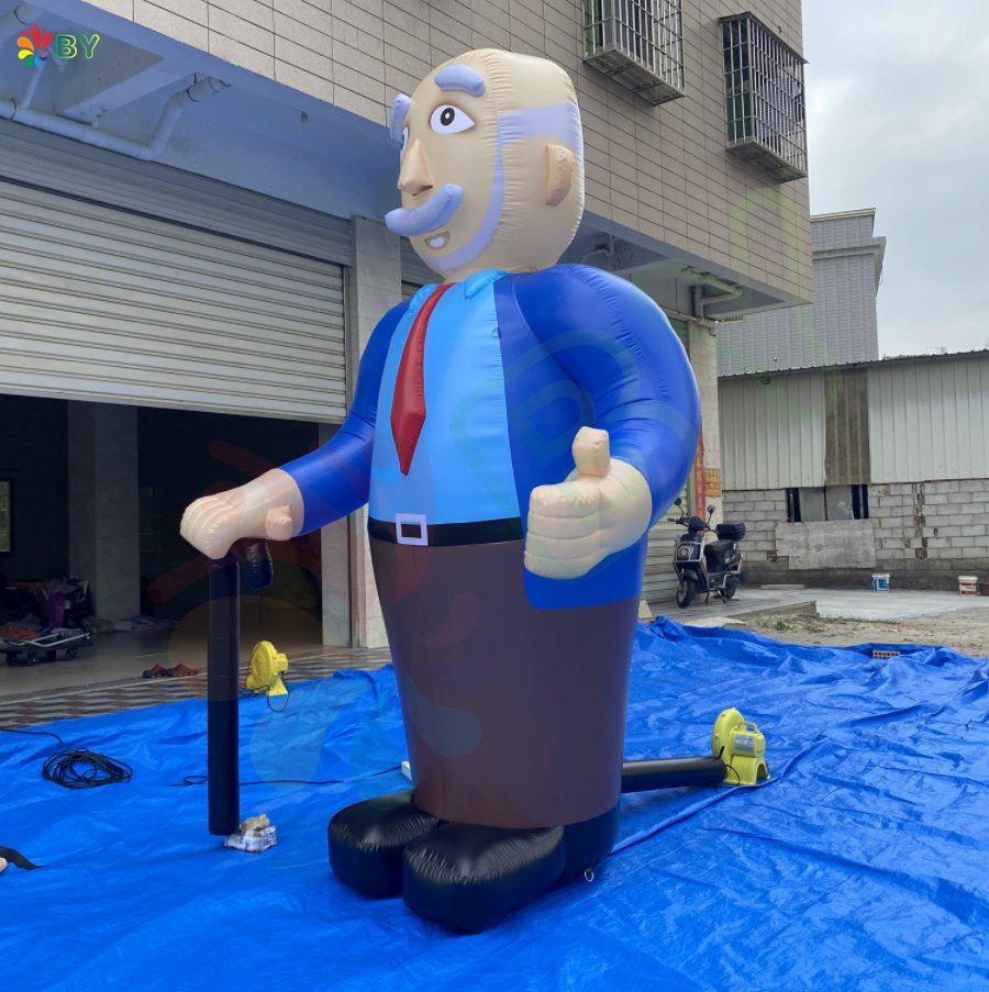 China Factory Sale Low Price Inflatable Old Man Holland Abraham Balloon for Party