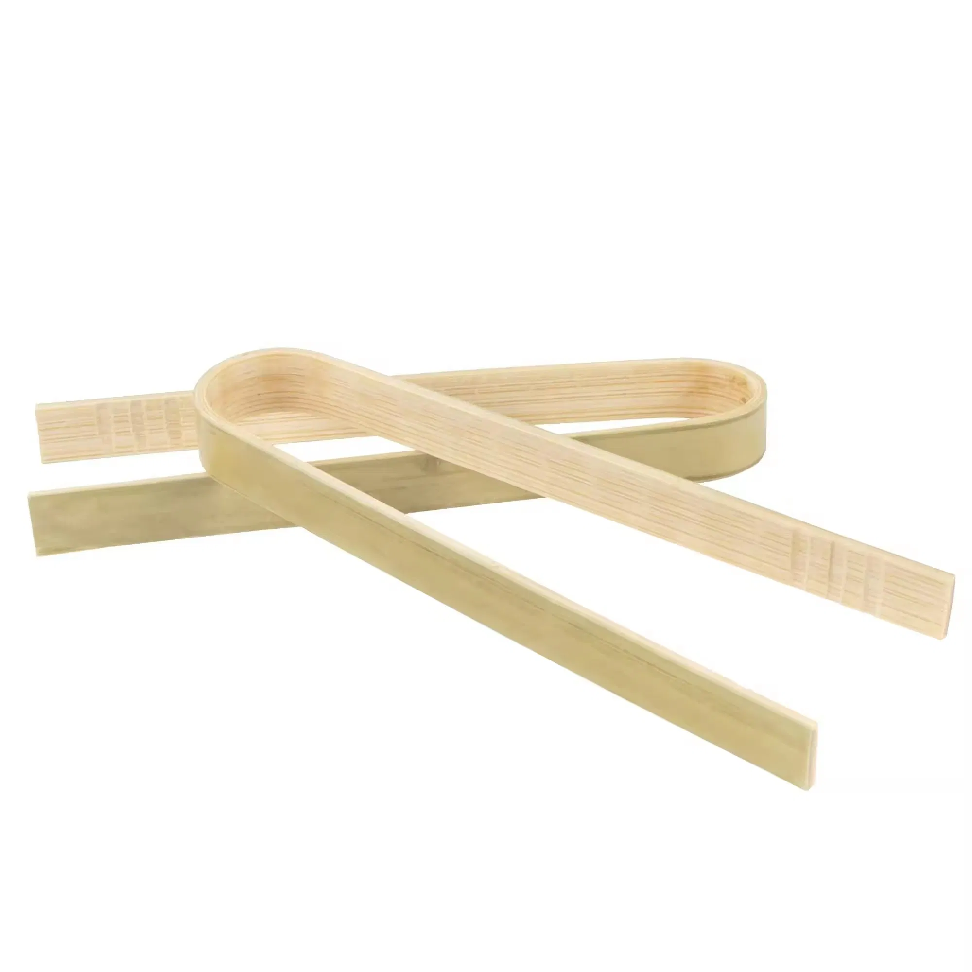 Reusable Straight Wooden Tongs Bamboo Curved Sweet Tongs Kitchen Bamboo Kitchen Accessories Bamboo Tongs Clip for Bread