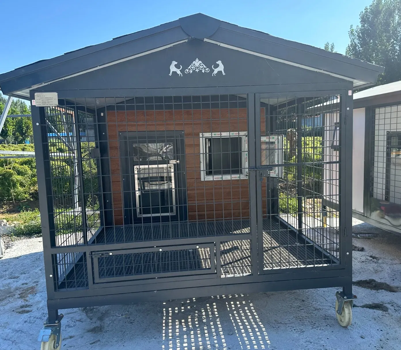 UV-Block Pet Prefab Home with AC for Outdoor Summer Use