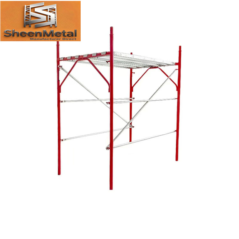 China Wholesale Heavy-Duty Frame Scaffolding with Base Jacks