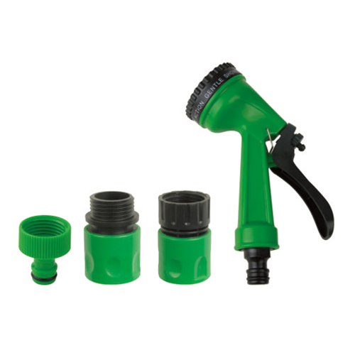 Garden Water Hose Pipe Nozzle with Connector Fittings