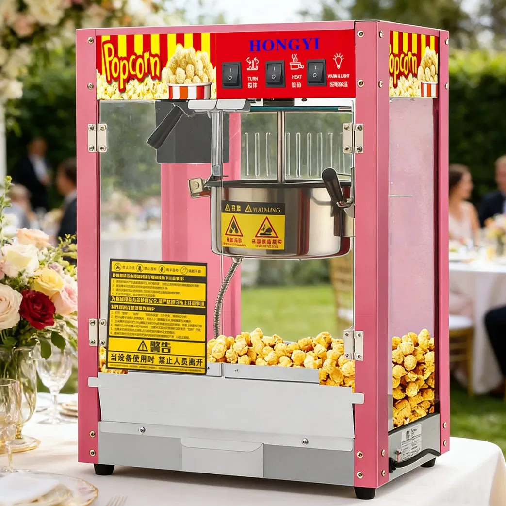Electric Stirring System Popcorn Maker with CE Certification, Easy Clean