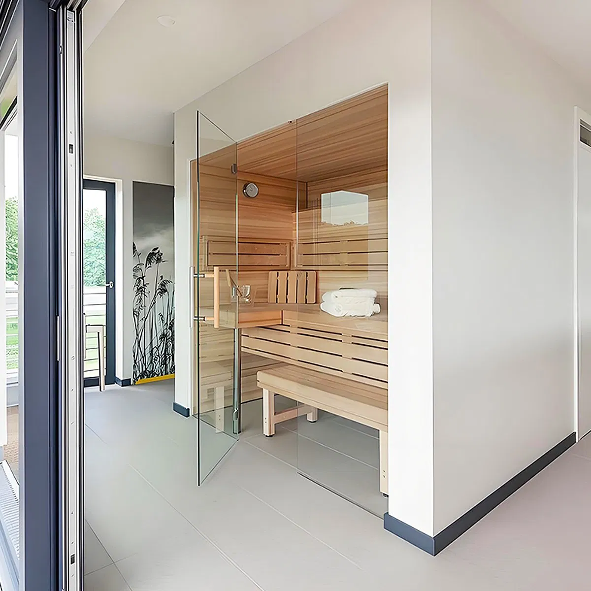 The Popular Sauna Room for 2-4 Person with Bluetooth