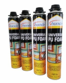 750ml, 500ml, 300ml Fire Retardant PU Foam Fireproof B2 Rating Polyurethane Foam