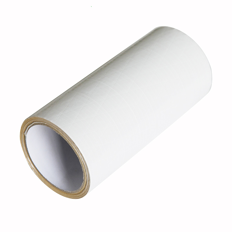 Reinforced White PP Film Scrim Kraft Paper Roll Thermal Insulation