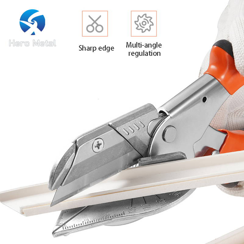 Регулируемые ножницы для резки под углом 45-135° с 10 лезвиями