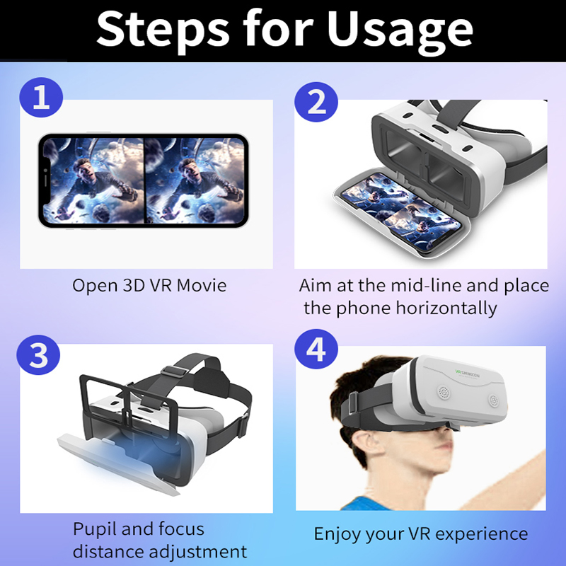 Large Screen Immersive Portable 3D Home Theater Wearable-Devices Ar Glasses