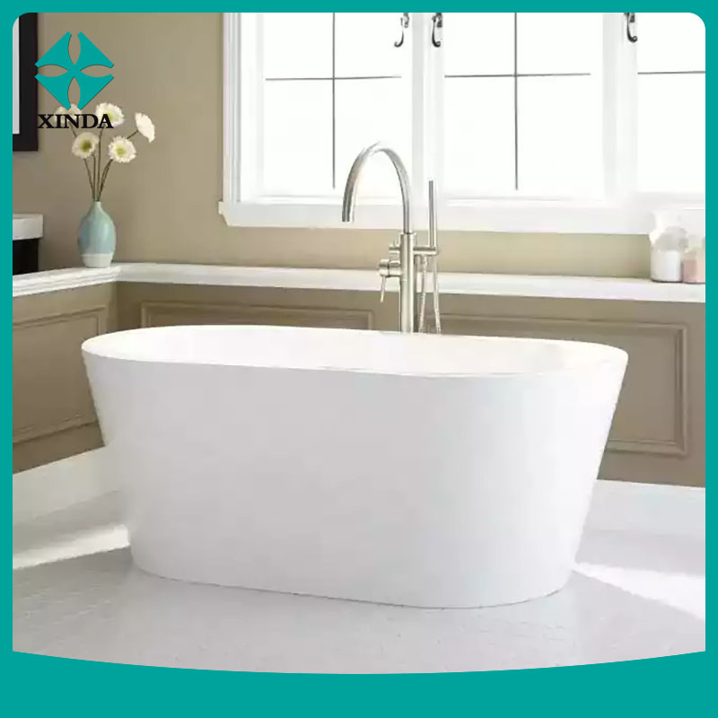 Угловая акриловая ванна с гидромассажем