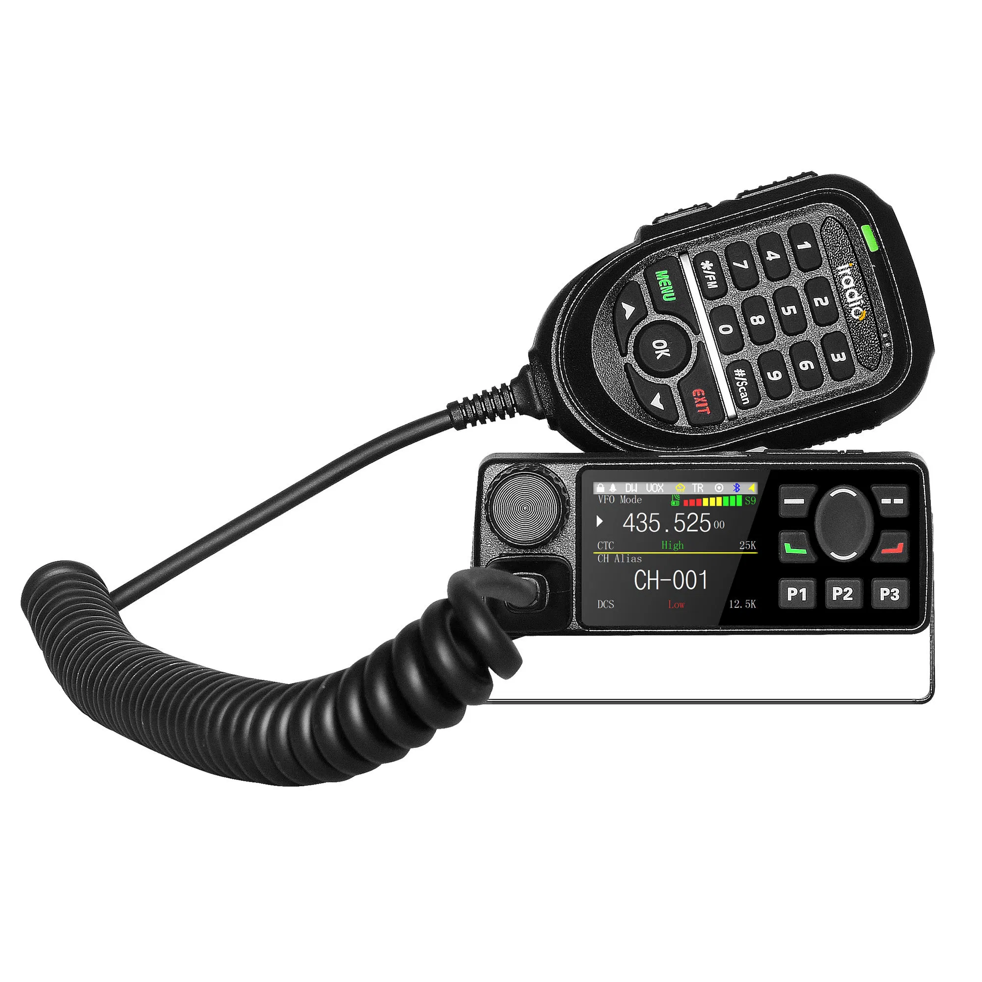 Iradio Car Radio UV2520 Moble Radio Full Band Walkie Talkie