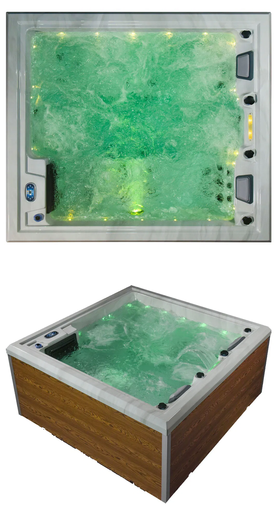 Роскошный уличный джакузи Aifeel на 4 персоны с подогревом