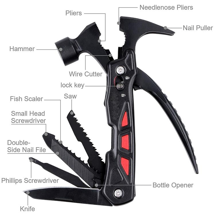 Multi Tools Hammer Tool for Camping Outdoors